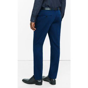 Express Extra Slim Cotton Sateen Suit Dress Pants
